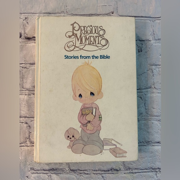 VINTAGE PRECIOUS MOMENTS STORIES FROM THE BIBLE CHILDREN’S BIBLE HARDCOVER - Picture 1 of 13